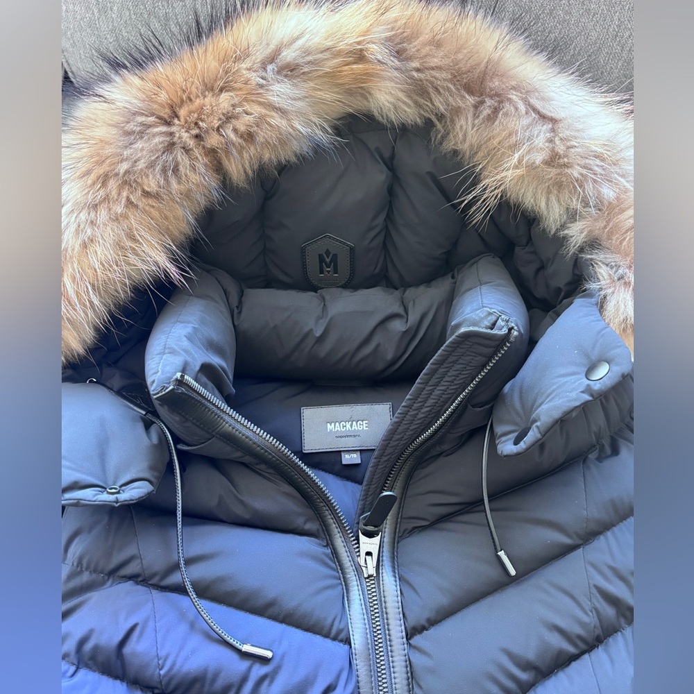 Mackage Patsy-R Stretch Down Puffer Coat Black Xl… - image 4